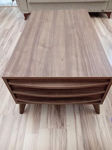 panel örtüyü: Qonaq masası, İşlənmiş, Açılmayan, Laminat, Dördbucaq masa — 1