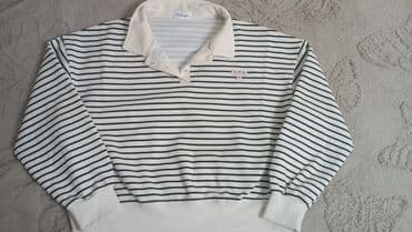 hind geyimləri: Zolaqlı polo sviter - Brend: Shishangyizu (etiket üzərində) - Rəng — 3