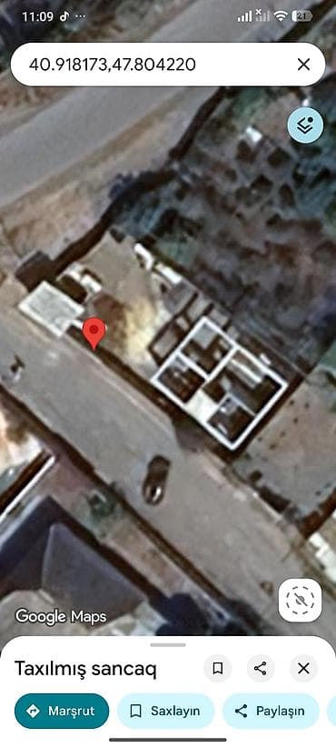 hovsan heyet evleri 2022: Torpaq sahəsi və tikili – Qəbələ, Zarağan kəndi Koordinatlar — 5