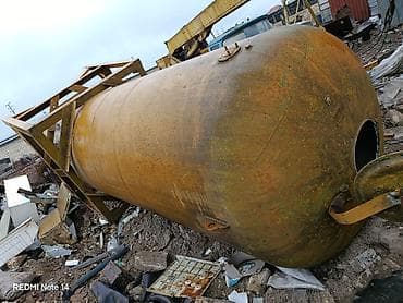 Sənaye tipli metal silindrik çən – çevrilə bilən karkaslı - Material lalafo.az -da Sənaye tipli metal silindrik çən – çevrilə bilən karkaslı - Material