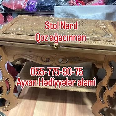 Əl işi Nərd. Qoz ağacından hazırlanmış nərd stolu Ünvan Q Qarayev lalafo.az -da Əl işi Nərd. Qoz ağacından hazırlanmış nərd stolu Ünvan Q Qarayev