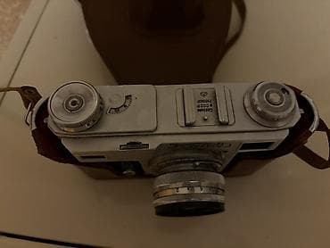 iphone 11 pro white: Kiev-4 rangefinder fotoaparatı + orijinal dəri futlyar - Model — 3