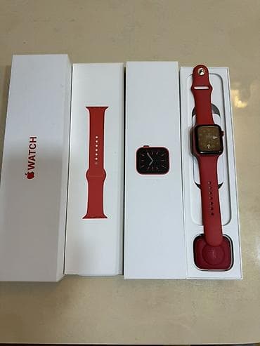 iphone saat: Smart saat, Apple, Sensor ekran, rəng - Qırmızı — 1