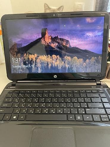 HP Pavilion 14-noutbuk. Yalnız batereyası dəyişməlidir. Belədə