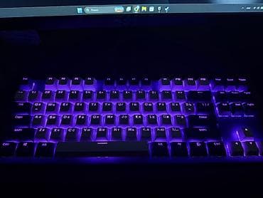 işlənmiş kamputer: Dark Project One K87A mexaniki klaviatura - Tip: Mexaniki klaviatura — 3