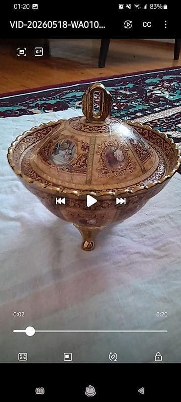 qab: Mətbəx və dekor kolleksiyası 1) Süfrə dəsti – qutuda: - Bıçaq yoxdur — 3