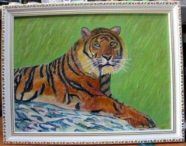 Авторская картина холст масло 30*40 см. Rəsm yağlı boya ilə kətan