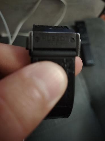 sensor saatlar: İşlənmiş, Qol saatı, Hublot, rəng - Qara — 1
