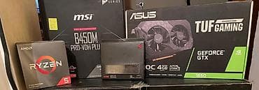 Настольные ПК и рабочие станции: Gaming masaüstü komputer (AM4 platforması) Komponentlər: - Prosessor — 1