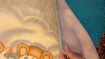 Uşaqlar üçün digər mallar: Uşaq üçün qalin odeyal, 110 × 140 sm, ela veziyyetde, yup yumşaq — 3