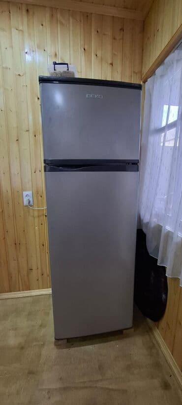 elektron qaz: Beko iki qapılı soyuducu - Rəng: inox/gümüşü - Yuxarıda dondurucu — 1