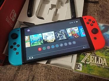 PS5 (Sony PlayStation 5): Nintendo switch oled. Ideal veziyyetdedir. Hec bir problemi yoxdu — 1