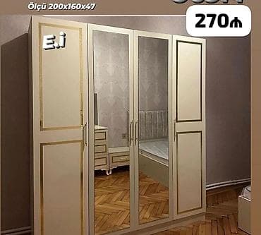 qar adamı: 4 qapılı dolab yep yeni 270 AZN rəng seçimi var çatdırılma var — 1