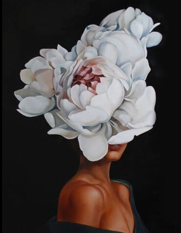 qadin sekilleri: 🖼️Tək tablo. 🌷Xanım portreti.🌷 👁️Kətan, yağlı boya. 💙Qiymətlər ölçü — 8