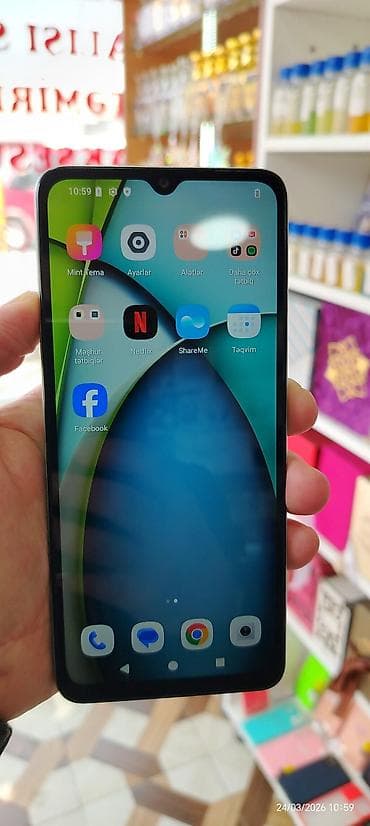 redmi telefonlari: Redmi A3x, 128 GB, rəng - Yaşıl, Sensor — 2