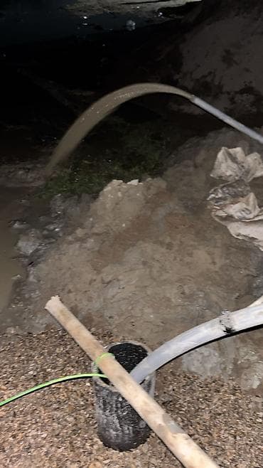 Xidmət: Quyu/qaya suyu üçün artezian qazma və nasosla sınaq-purjlama