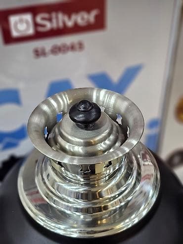 samovar cay: Elektrikli samovar silver model: sl-0045 elektri̇k semaver 4l — 6