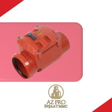 şu çəni: Tullantı su əks klapanı Suvarma, suyun çəkilməsi və drenaj — 5