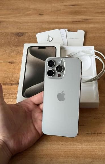 iphone 15 pro max barter: IPhone 15 Pro Max, 256 GB, Zəmanət, Face ID, Sənədlərlə — 1
