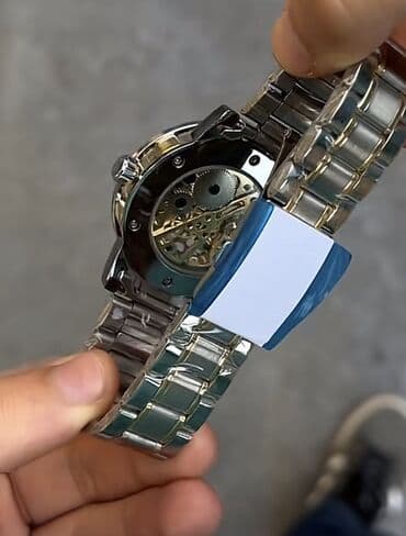 is saati az olan isler: Qol saatı, Winner, rəng - Gümüşü — 2