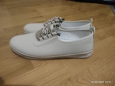 Bej rəngli yüngül gündəlik ayaqqabı - Model: bağcıqlı slip-on hibrid — 2