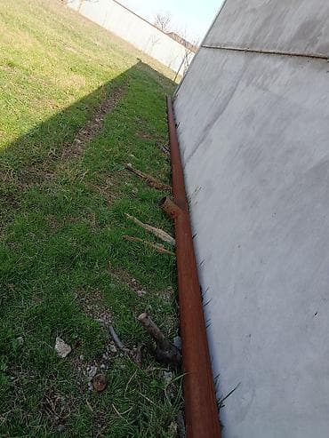 Сантехника: Metal boru – qalın divarlı, dairəvi kəsikli. uzunluqu 12 mtir di nec — 6