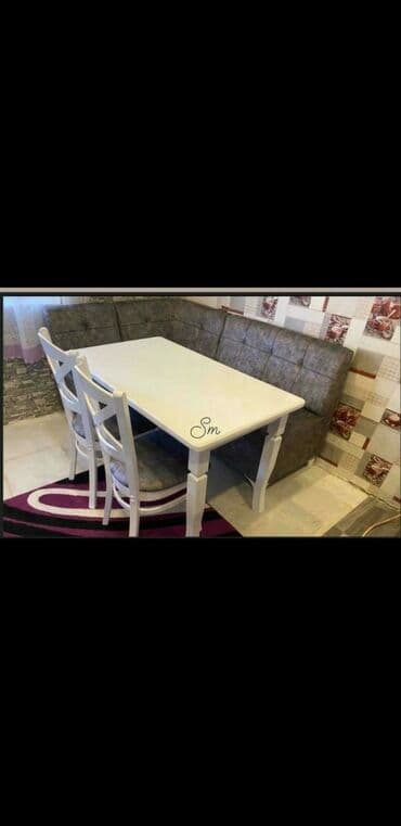 стол кухонный: ✔️Sifarişlə✔️ ✔️Kuxna üçün stol stul dəsti✨✨. 2 stul masa künc divan — 8