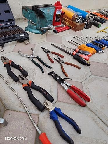 Ручные механические инструменты: Alət dəsti – müxtəlif növlər və ölçülər Mühəndislik, avtomobil və — 9