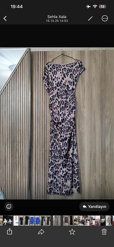 Qadın geyim dəsti – zərif ziyafət və gündəlik modellər - Uzun qara — 3