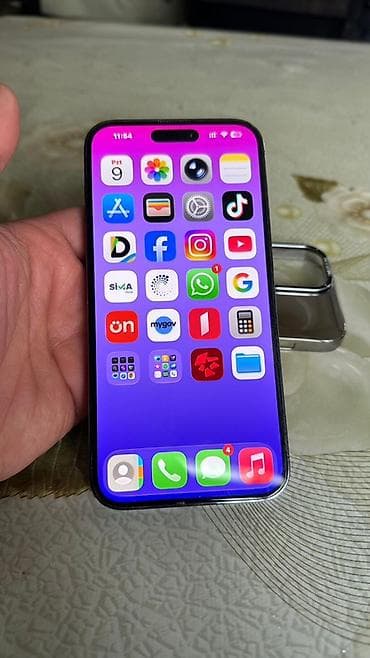 iphone x qiymet: IPhone 14 Pro Max, 256 GB, Deep Purple, Face ID — 3