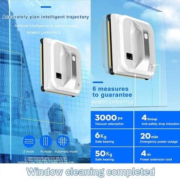 şüşə silen: Şüşe silen suse silen pencere silen Ağıllı Təmizləyici Robot - — 4