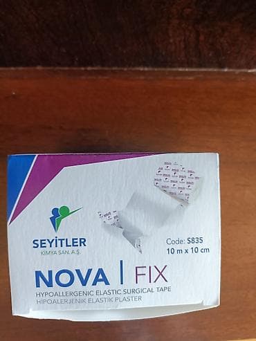 Bintlər, sarğılar: NOVA FIX – Hipoallergen elastik cərrahi yapışqan lent (plaster) — 5