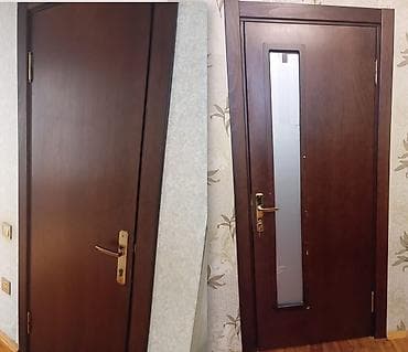 2 qapili dolablar: Qapi 90/203 sayi 6.eded 3 şüşeli 3 şüşesiz.zamok petle nalicnik hamsi — 1