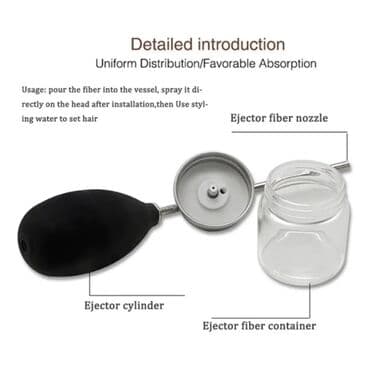 средства для укладки волос: Saçın seyrək yerlərinə toz rəng və ya pudra vurmaq üçün saç — 5