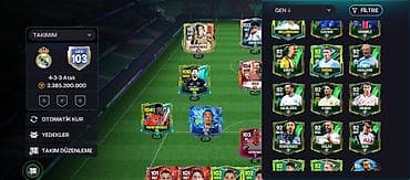 FIFA Mobile hesabı – GEN 103 reytinqli, 4-3-3 Atak sistemi ilə — 7