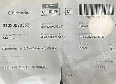 LAPP liteBook noutbuk – model LB14AC4020B Xüsusiyyətlər və komplekt
