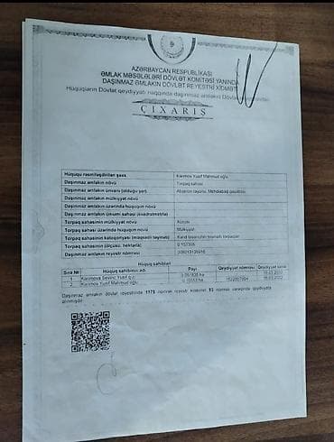 merdekan torpaq: Kənd təsərrüfatı, Kupça (Çıxarış) — 3