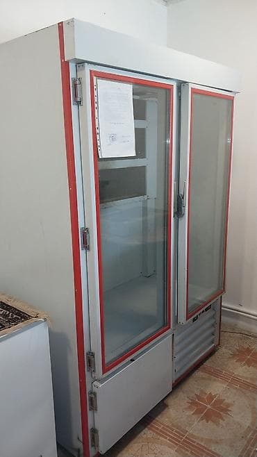 press stolu: Soyuducu vitrin – 2 qapılı, şüşəli vitrinli model Salamlar herkese — 5