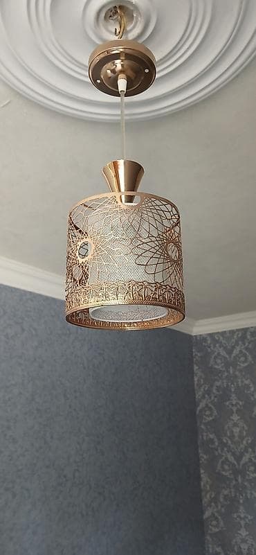 gence qapi: Çılçıraq, 1 lampa, Metal — 1