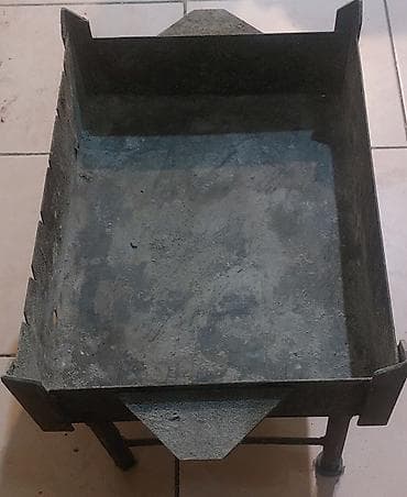 ev mebeli: Manqal/sobanın üstü üçün kömürlü mangal qutusu - Material: qalın — 2