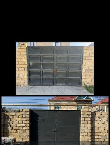 dəmir turba: İşlənmiş Dəmir Həyət darvazası, Mexaniki, Qapı ilə, rəng - Qara, Kredit yoxdur, Ödənişli çatdırılma — 1