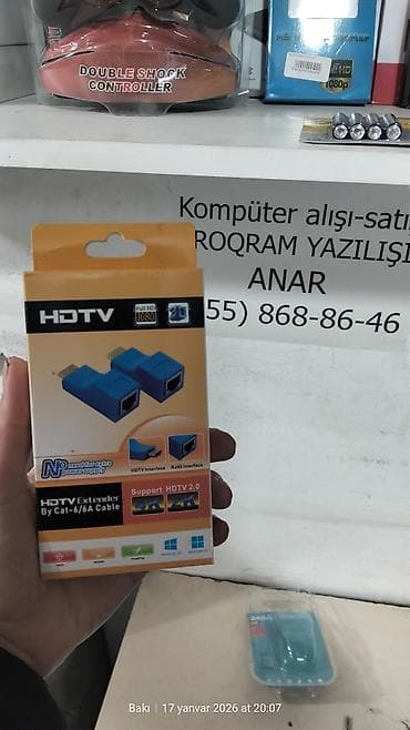 Məhsul: HDTV Extender (HDMI – RJ45 adapter dəsti) Təsvir: - HDMI lalafo.az -da Məhsul: HDTV Extender (HDMI – RJ45 adapter dəsti) Təsvir: - HDMI