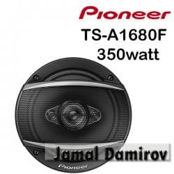 kolonkalar maşın: Pioneer TS-A1680F 350watt Размер16.5 cm Максимальная шумовая — 1