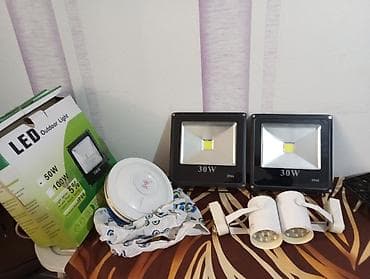 heyet ucun isiqlar: LED işıqlandırma dəsti - 2 ədəd LED proyektor: 30W güc, IP66 qoruma — 1