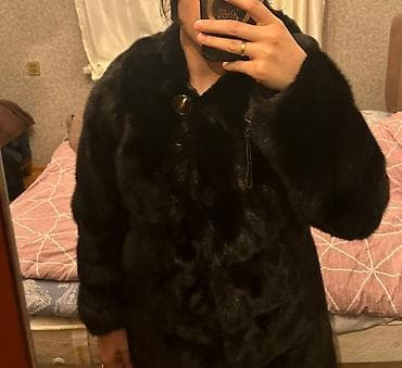 Elaqe nomresi :077-349-46-26 Qadın üçün təbii kürk palto - Rəng