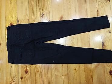 sep modelleri: Qadın şalvarı – GECE DENIM, ölçü 30 - Rəng: qara - Model: dar/kəsimli — 3