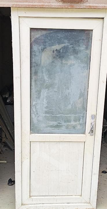 Plastik (PVC) giriş/qapı dəsti - Material: ağ rəngli PVC profil - Üst — 2