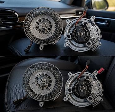 elektrik acari: Maşın salonu üçün soba/klima ventilyatoru (blower motor) komplekti - — 2