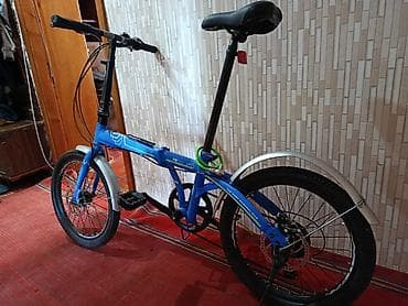 cube velo: Yığıla bilən şəhər velosipedi – mavi rəng - Kompakt qatlanan — 2