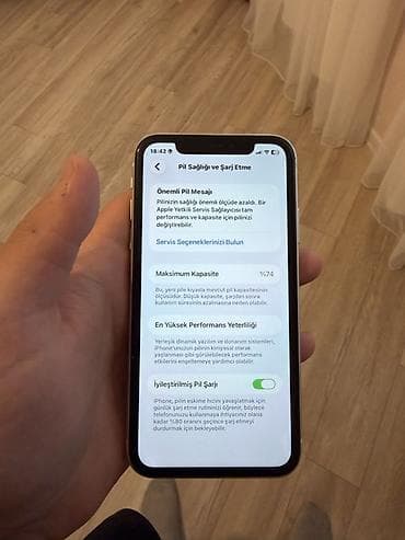 ikinci el iphone 10: IPhone 11, 64 GB, Ağ, Face ID — 8